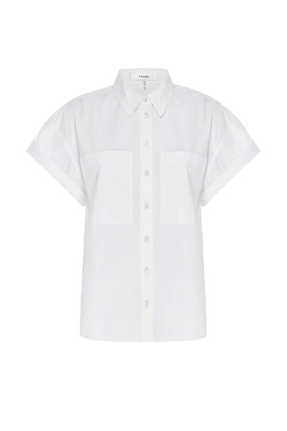 S/S Cuffed Button Up Shirt