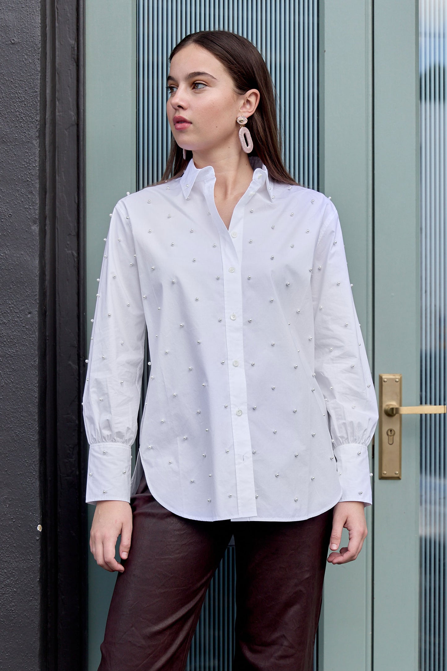 The Oversized Pearl Shirt