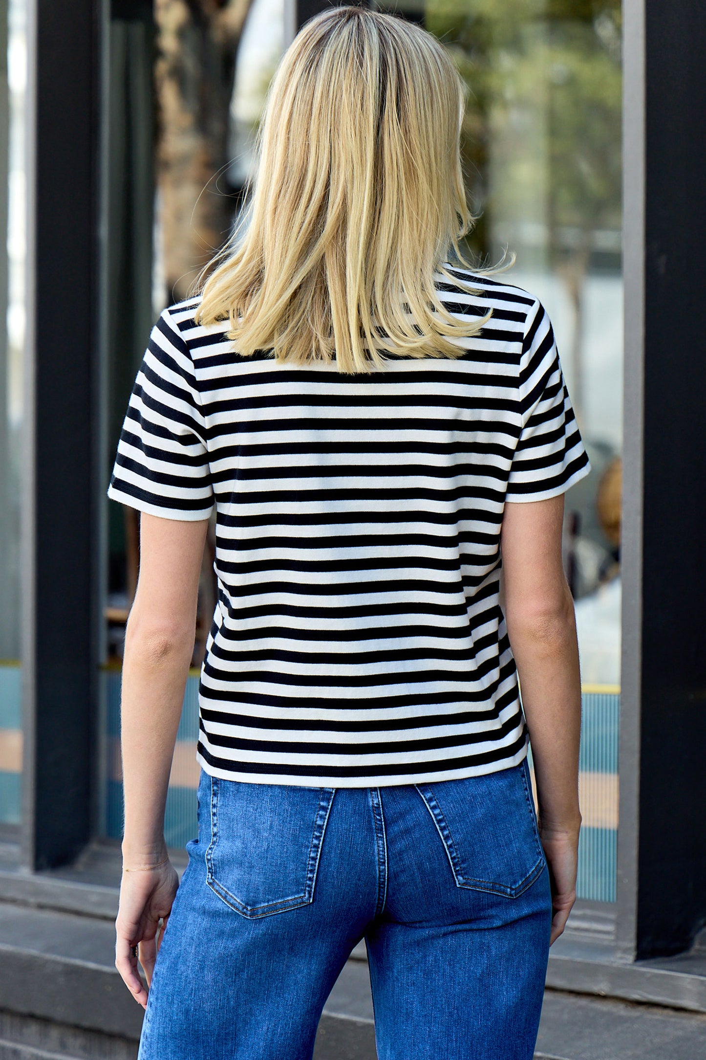 Striped Pocket Tee