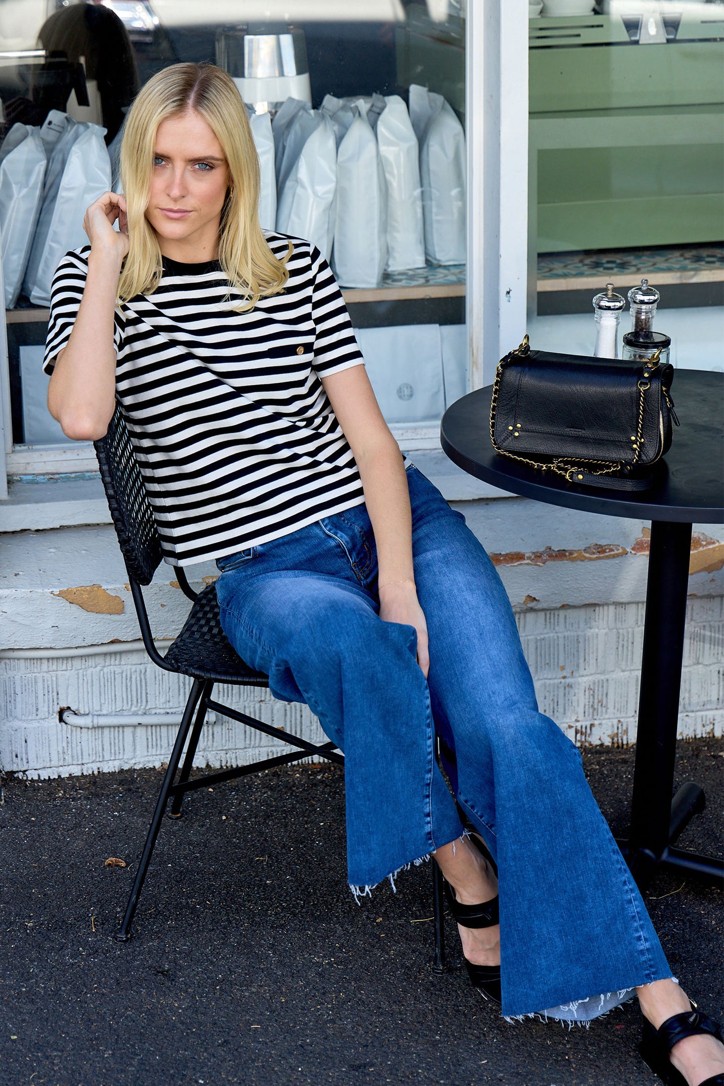 Striped Pocket Tee