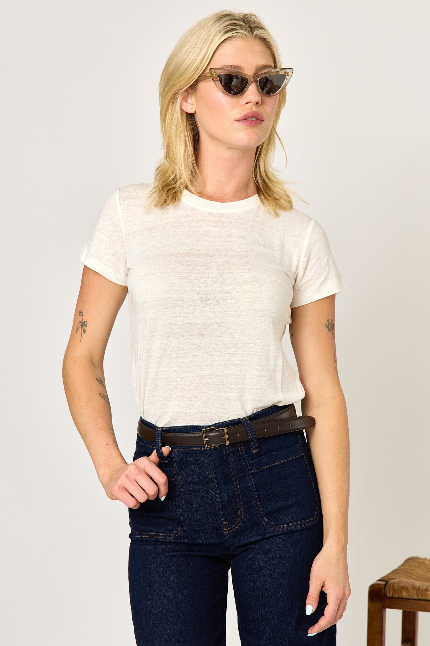 The Linen Baby Tee