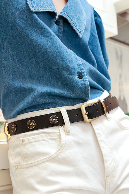 Medallion Stud Belt