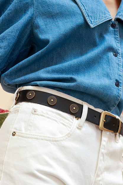 Medallion Stud Belt