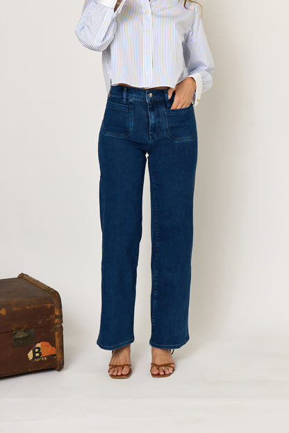 Le Slim Palazzo Modernist Pocket Jean