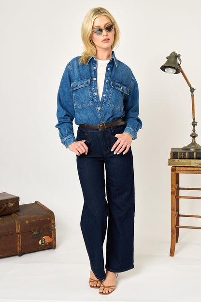The Leather Square Buckle Belt