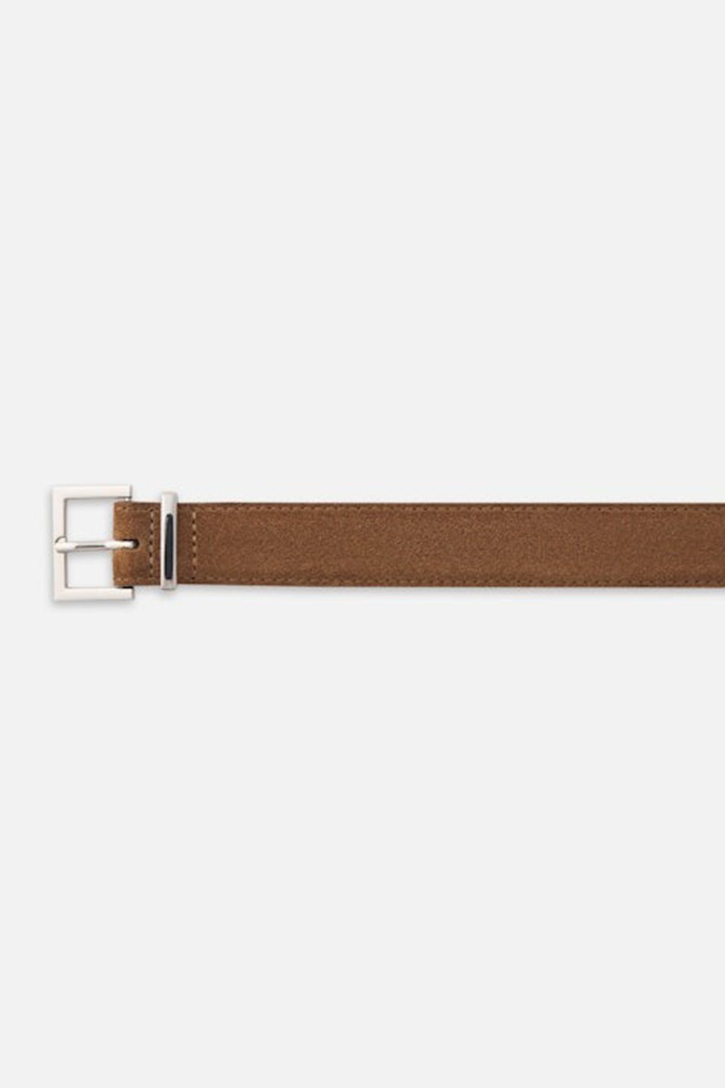 The Suede Square Buckle Belt