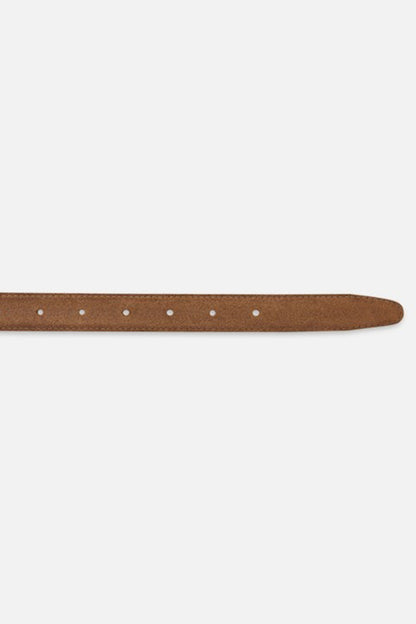 The Suede Square Buckle Belt