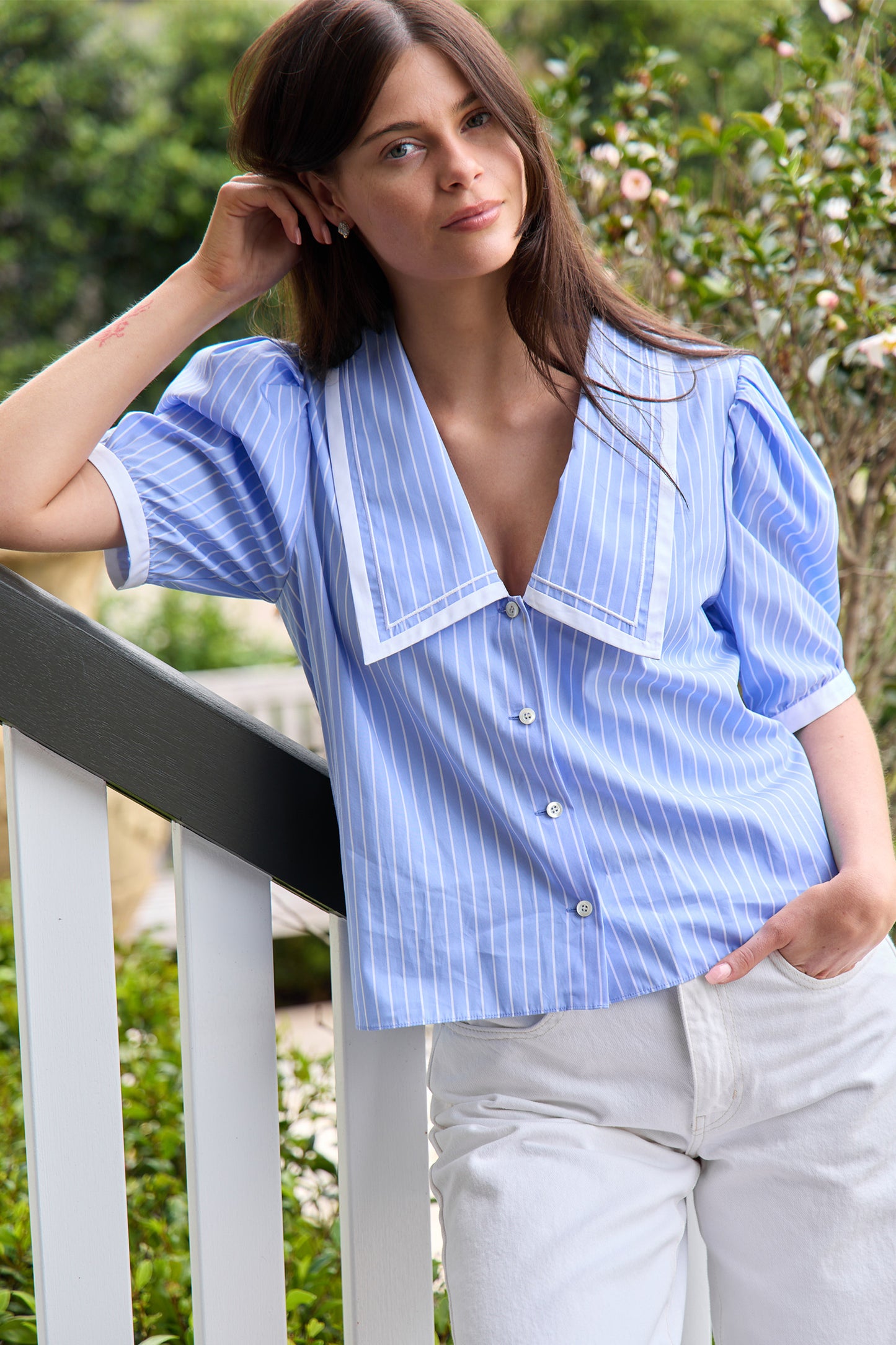 The Stripe Sailor Blouse