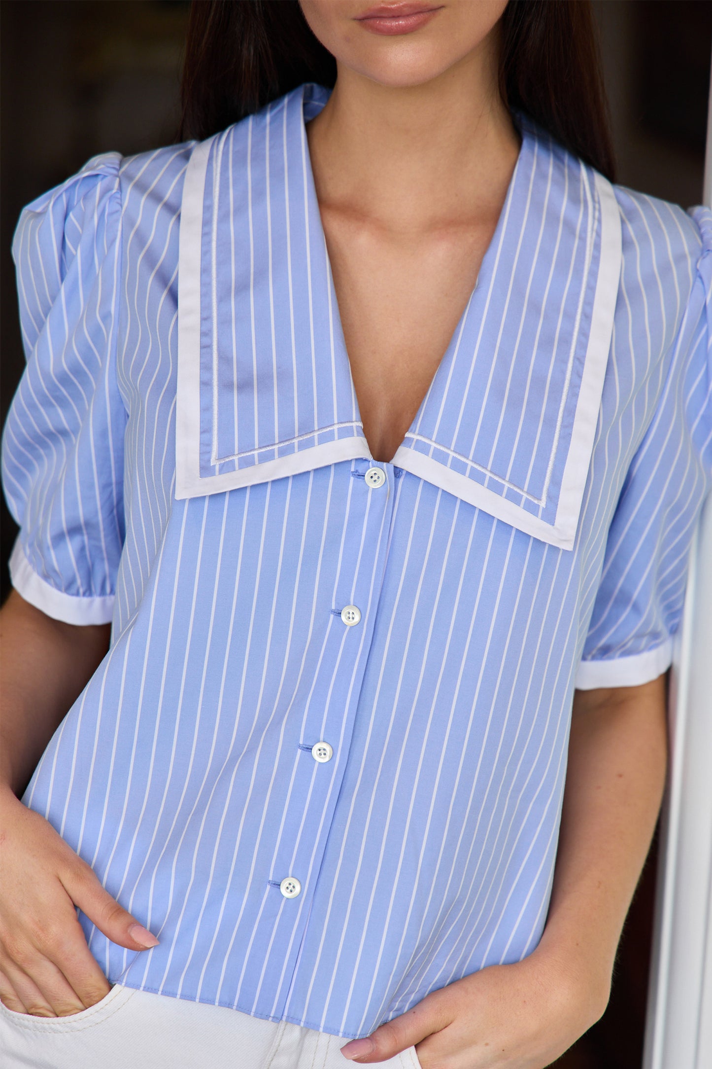 The Stripe Sailor Blouse