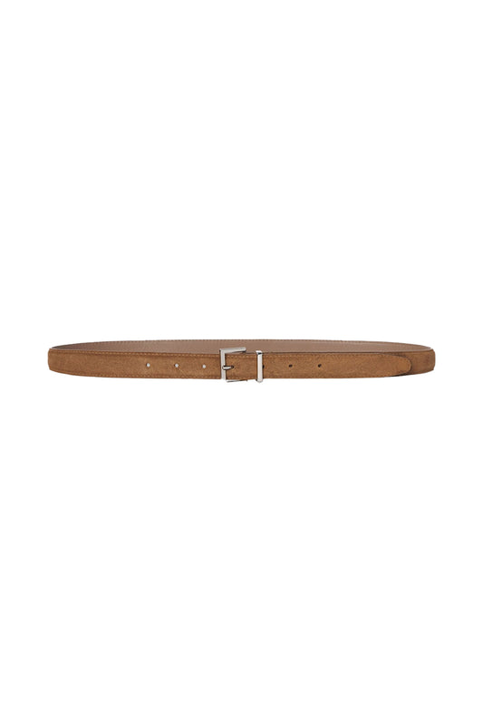 The Suede Square Buckle Belt