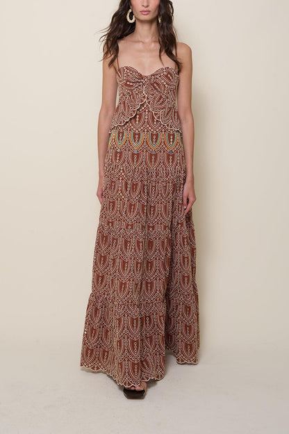 Entre Flechas Maxi Dress