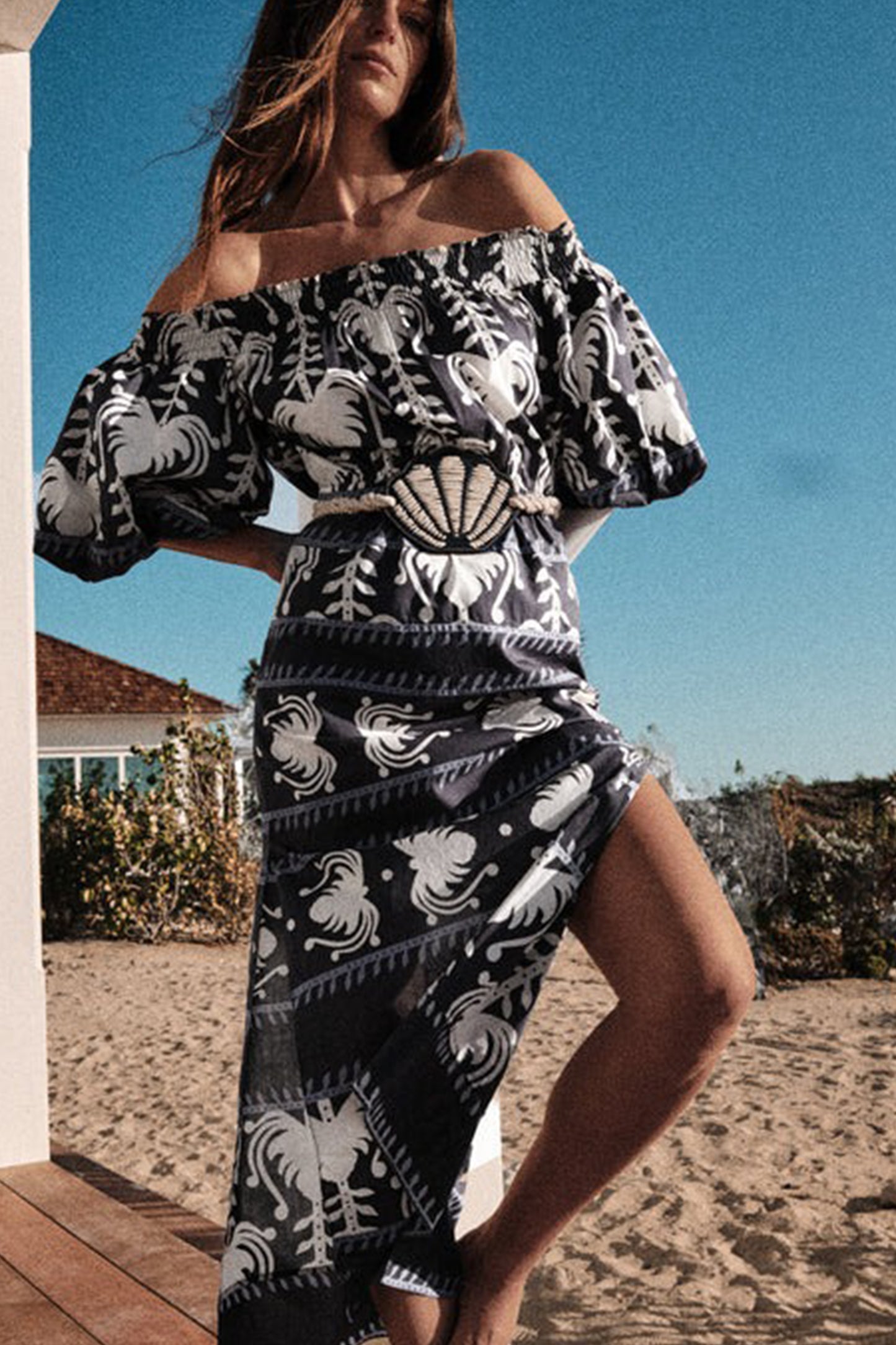 Harbor Hues Ankle Dress