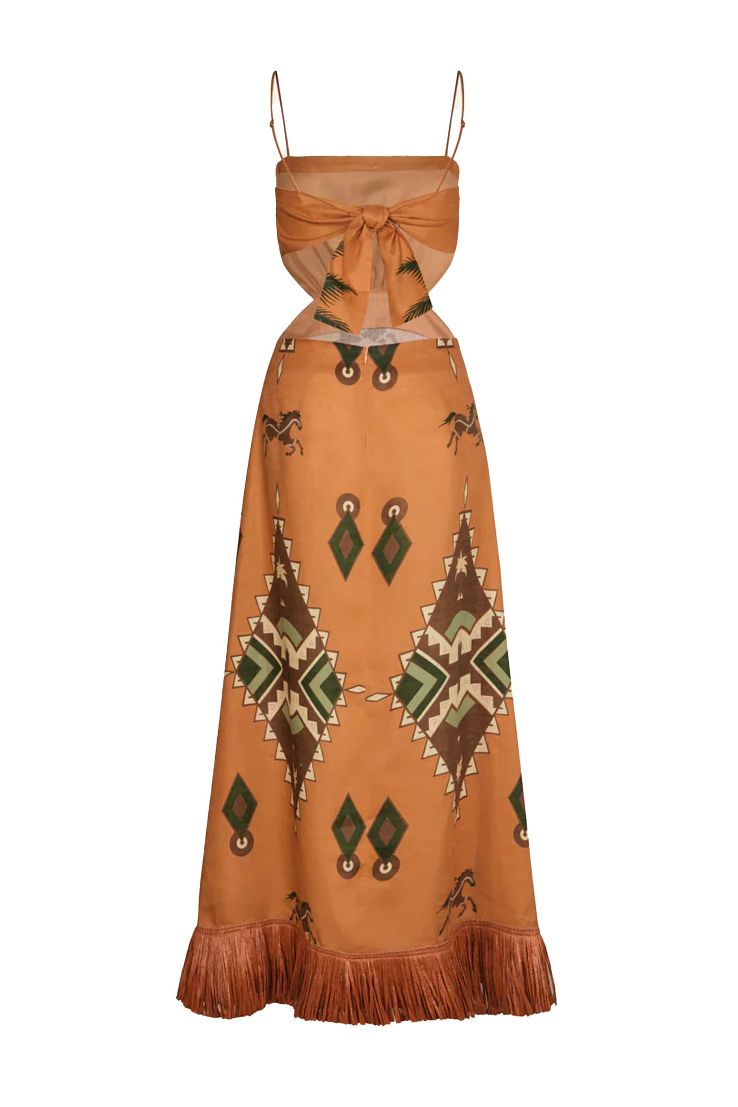 Peach Harmony Ankle Dress