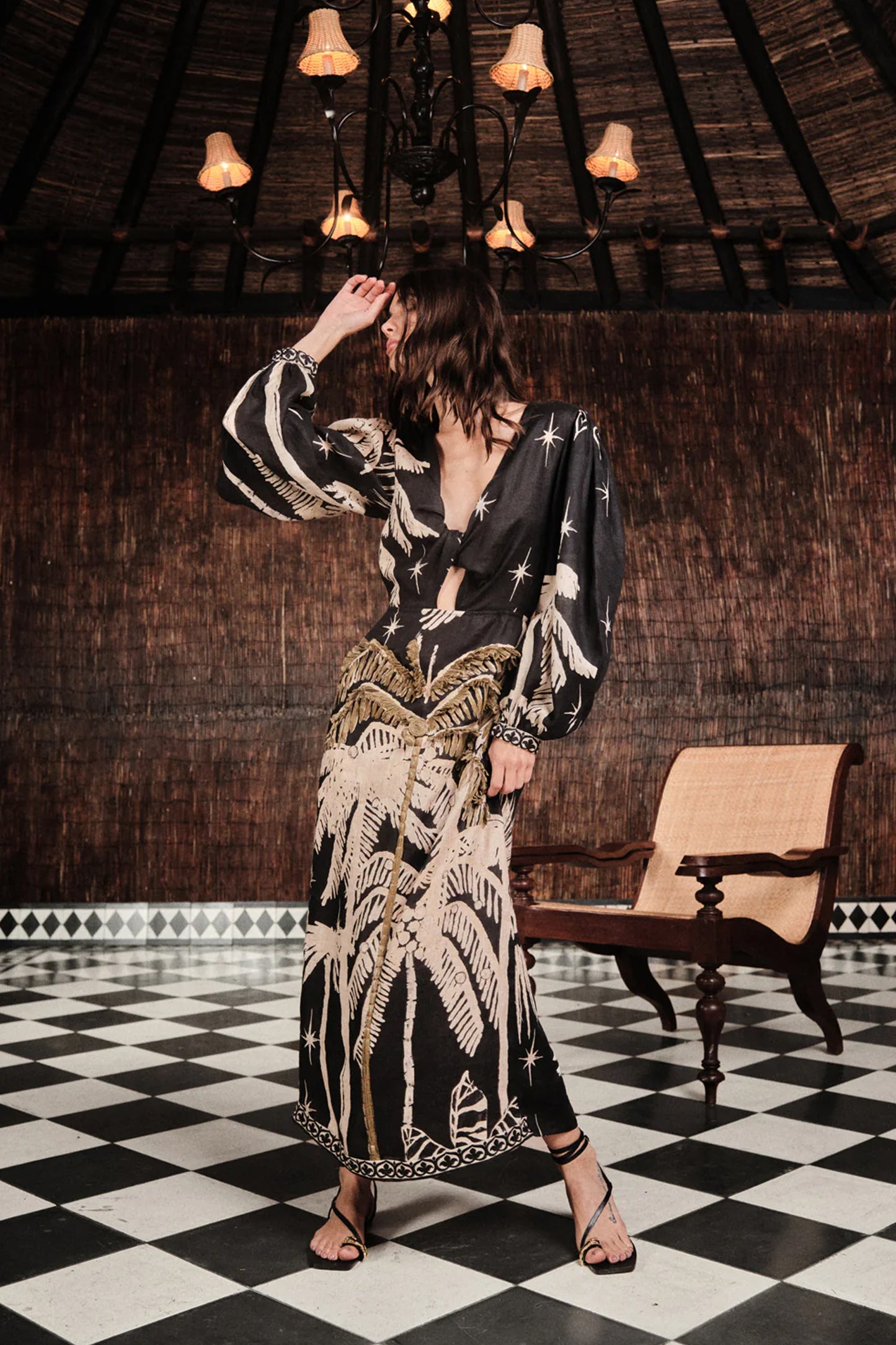 Pradera Geometrica Ankle Dress