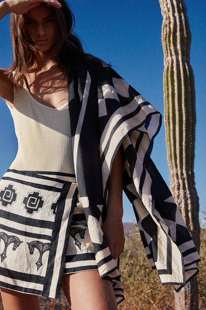 Roots Wrap Skirt