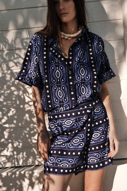 Hunting Roots Wrap Skirt