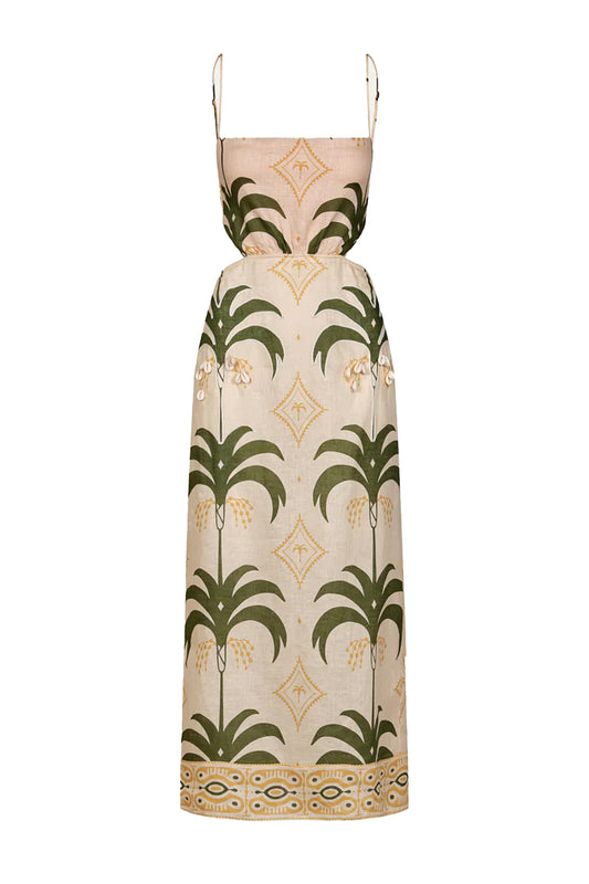 Tactile Winds Midi Dress