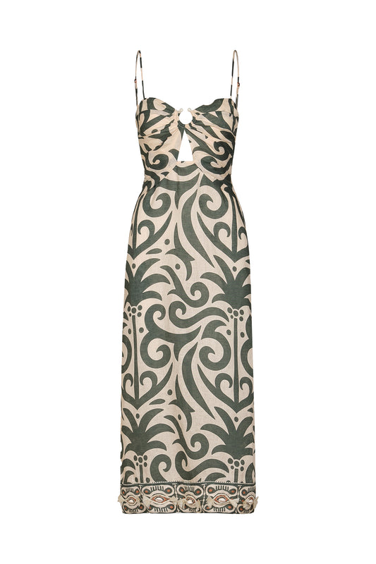 Water Adventure Midi Dress