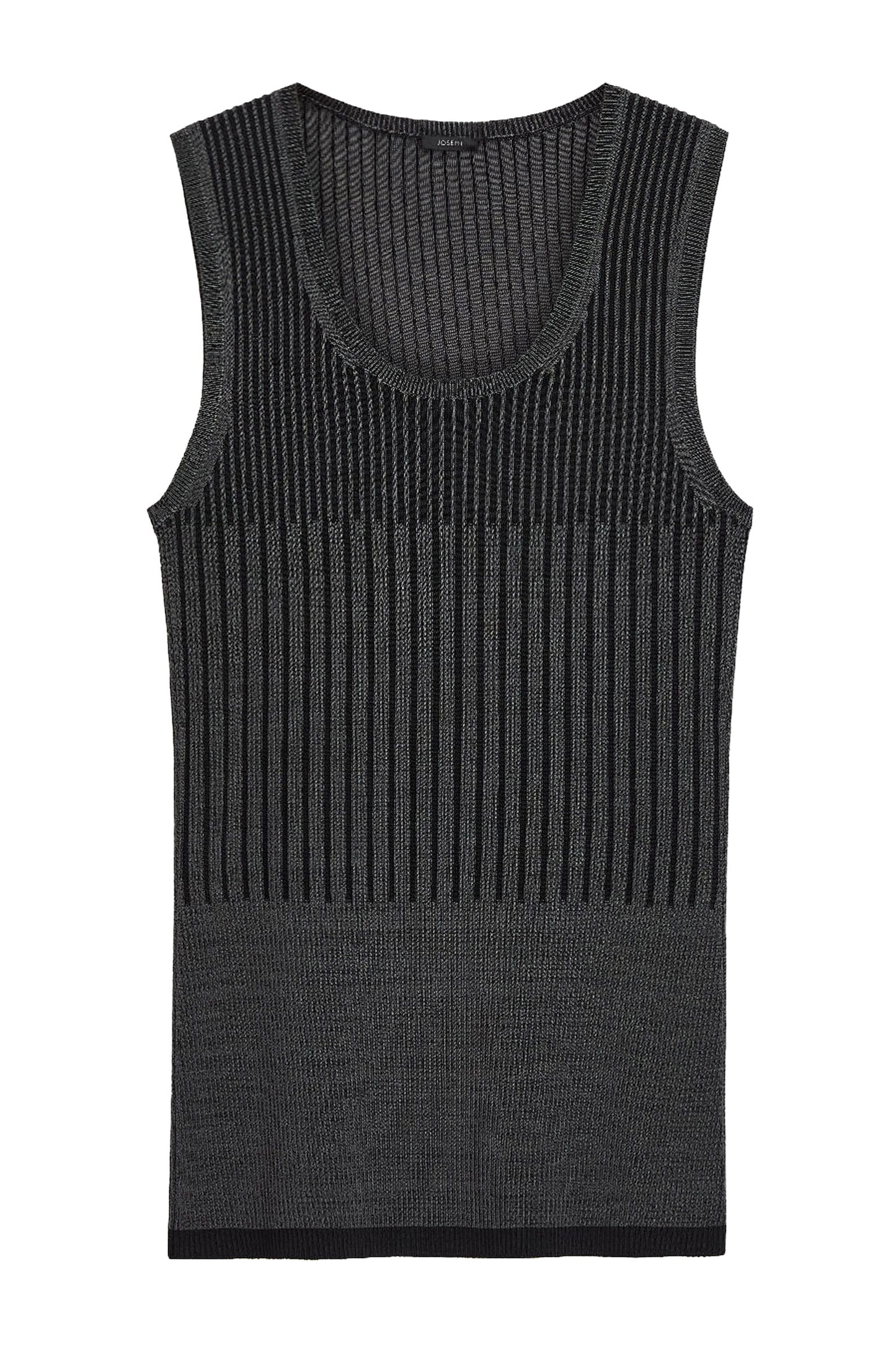 Bi-Coulour Ribbed Tank