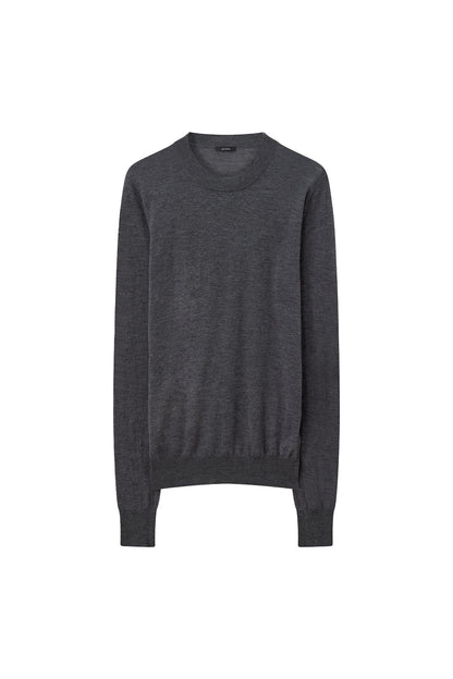 Round Neck L/SLV Cashair Top
