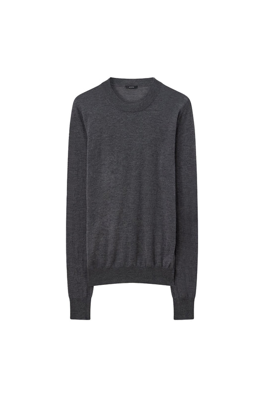 Round Neck L/SLV Cashair Top