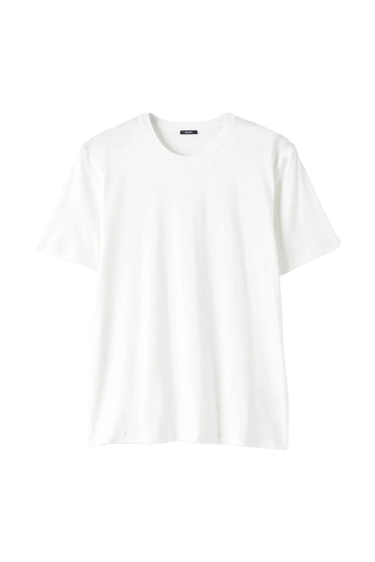 Round Neck Cotton Silk Tee