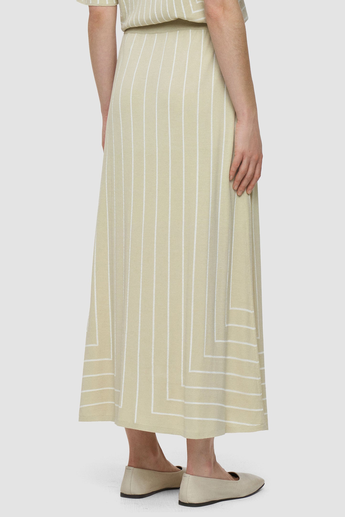 Geometric Jacquard Skirt