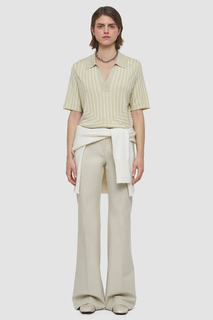 Geometric Jacquard Top