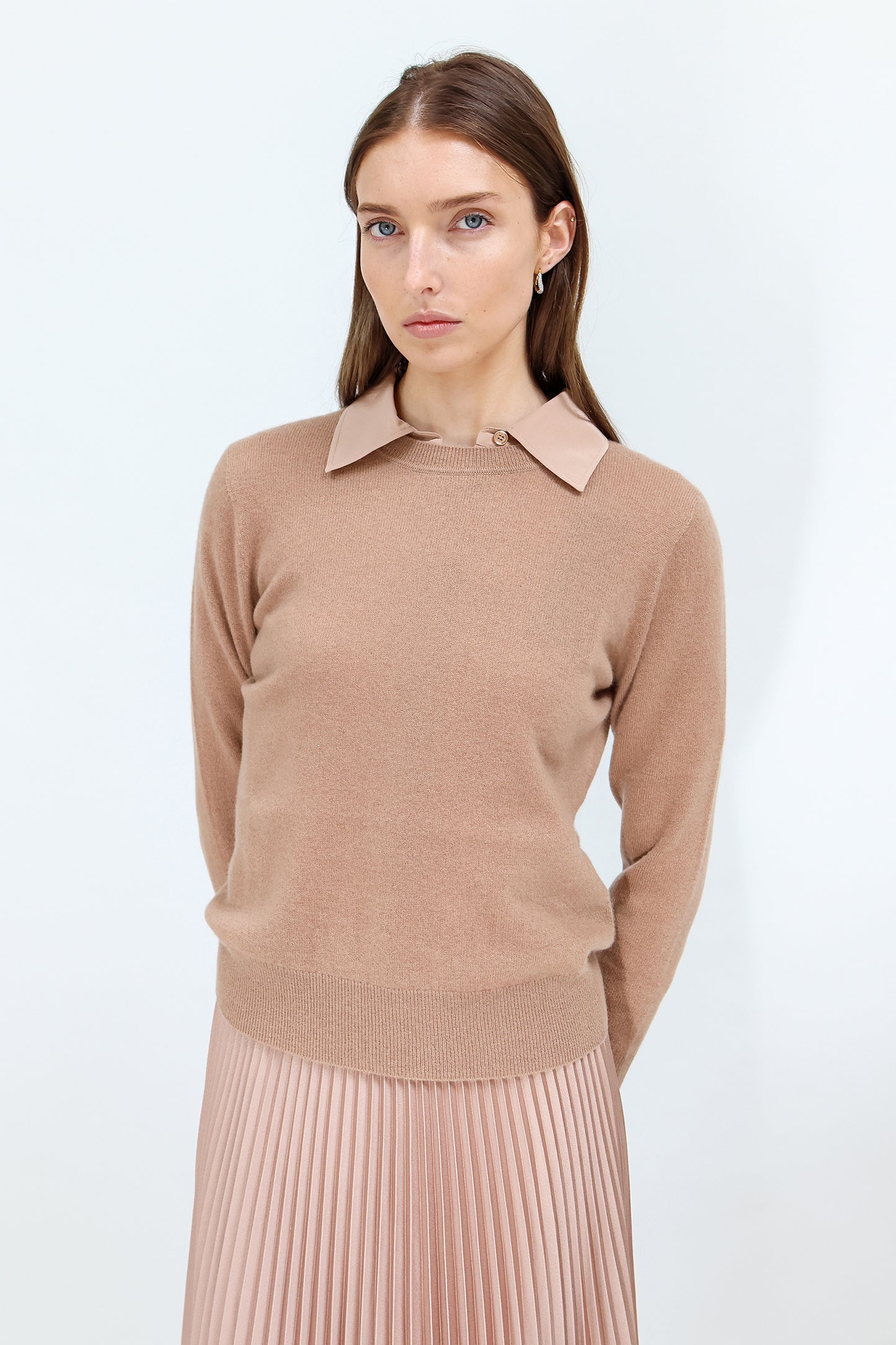 Round Neck Cashmere Top