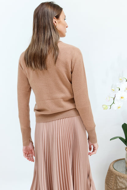 Round Neck Cashmere Top