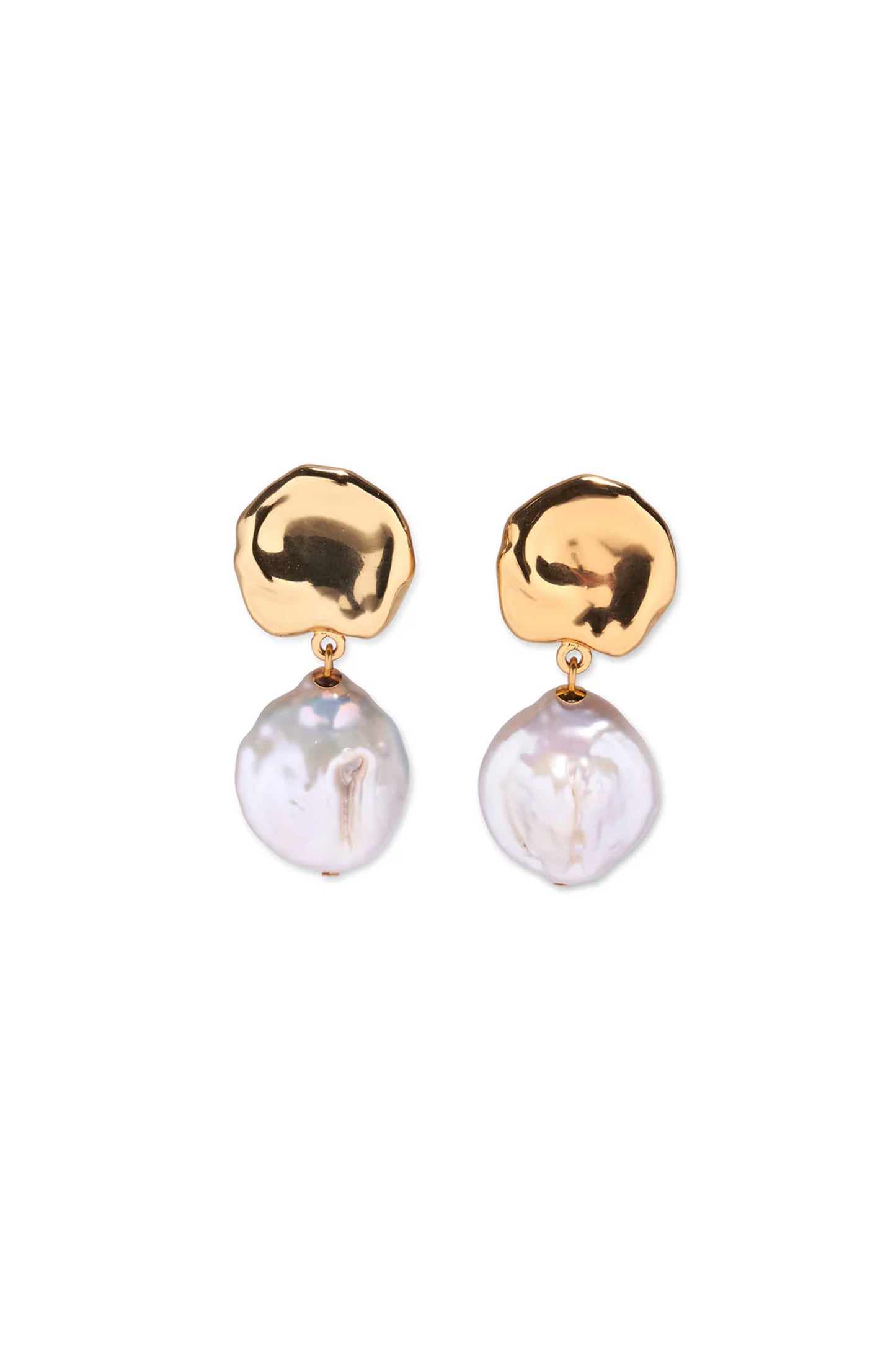 Coin Reflection Earrings