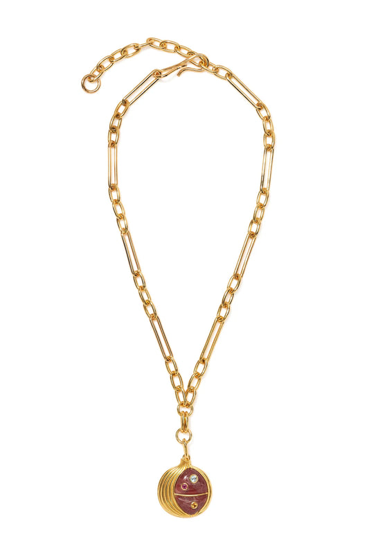 Pomegranate Pendant Necklace