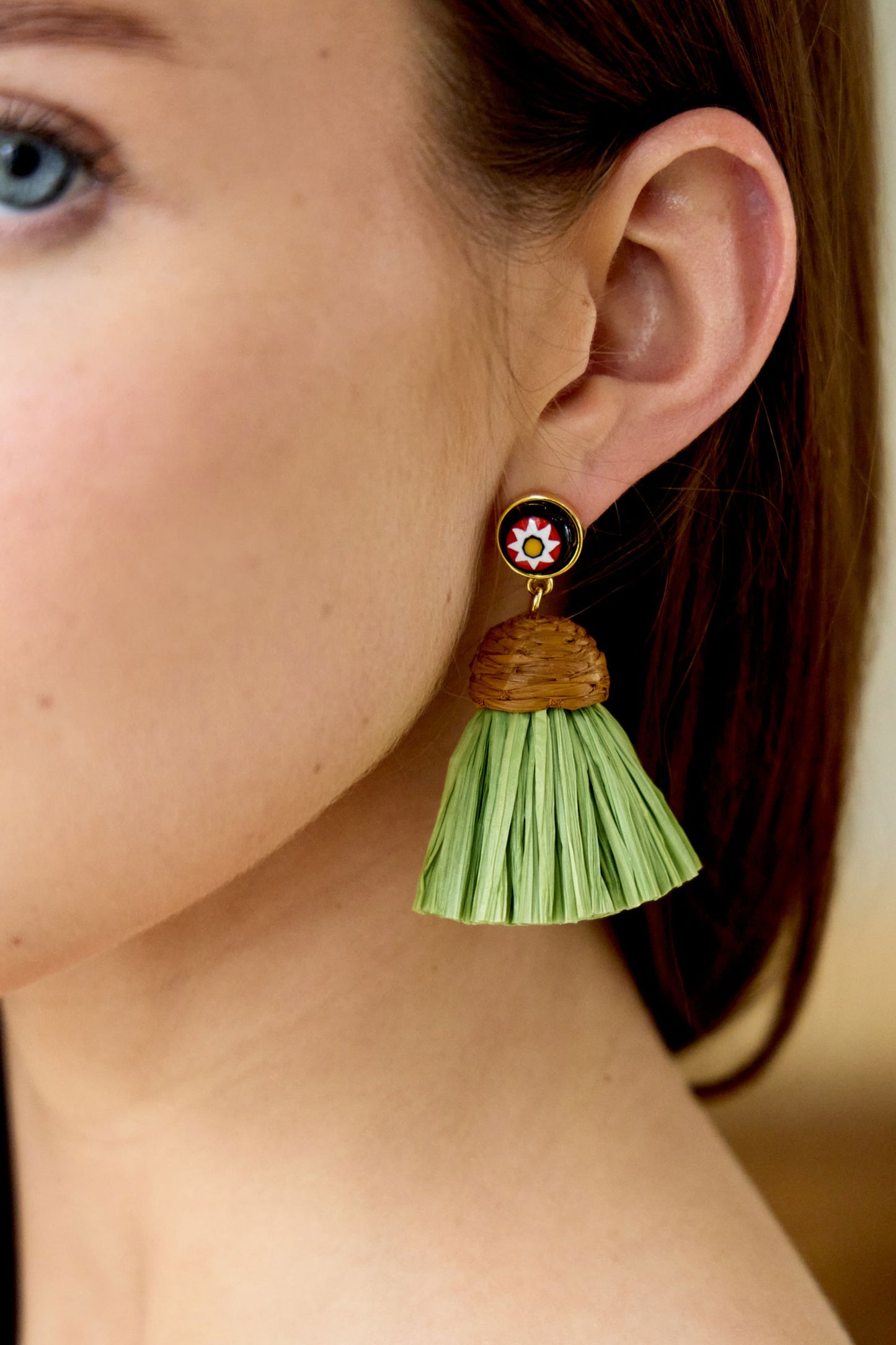 Raffia Earrings