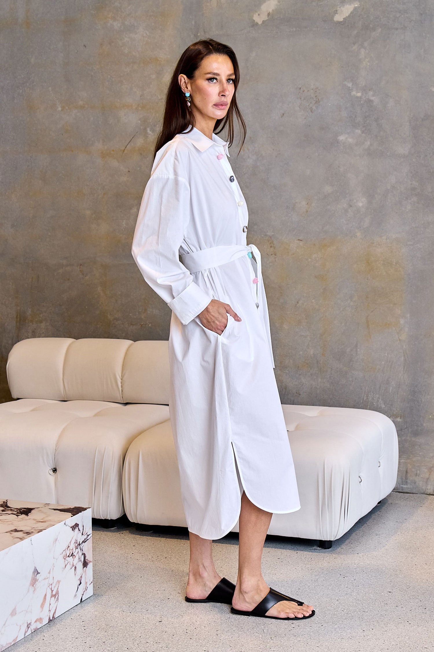 Jewel Stone Shirtdress – Samantha Ogilvie Jewel Stone Shirtdress – Samantha Ogilvie