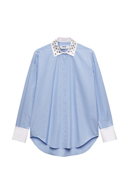 Studded Poplin Shirt