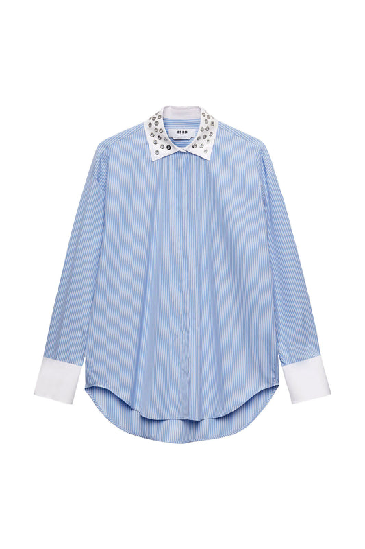 Studded Poplin Shirt