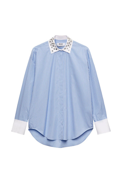 トップス SACRA LI/CO HIGH COUNT POPLIN GILET Cotton Poplin Shirt – La Garçonne
