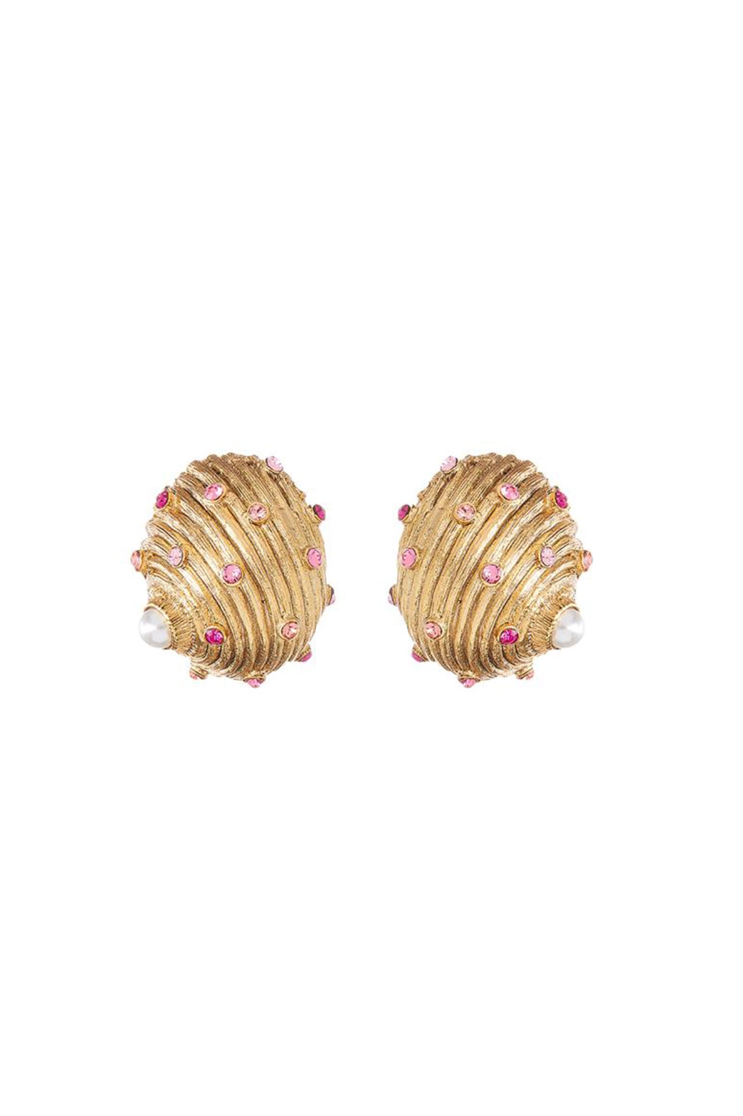 Dotted Shell Earring