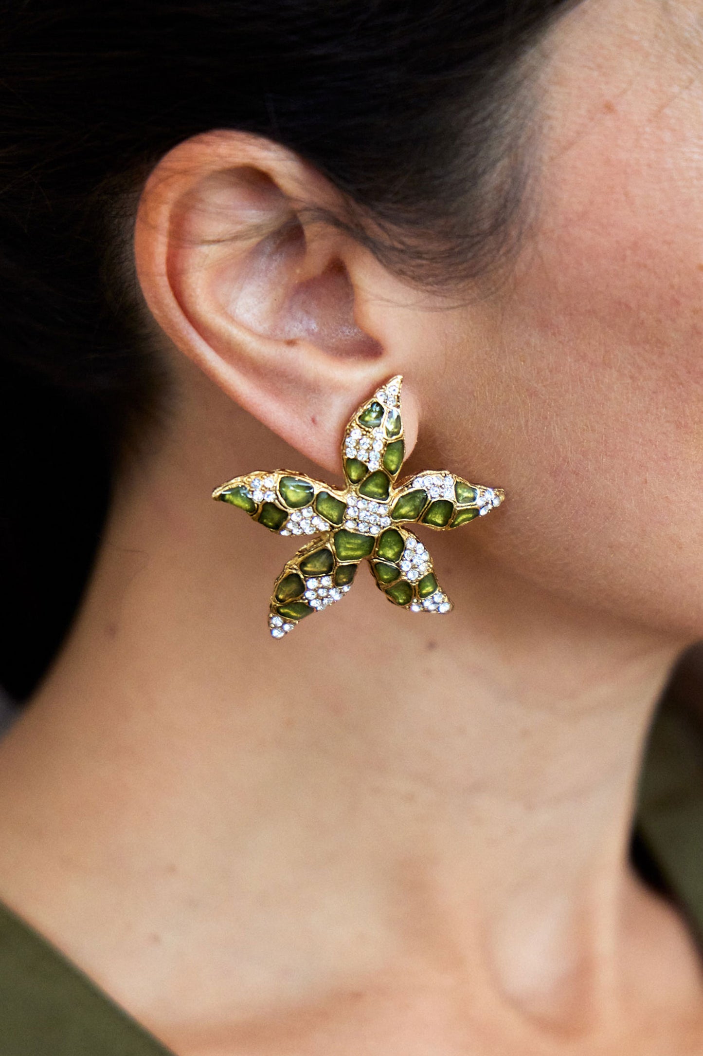Small Vintage Starfish Earring