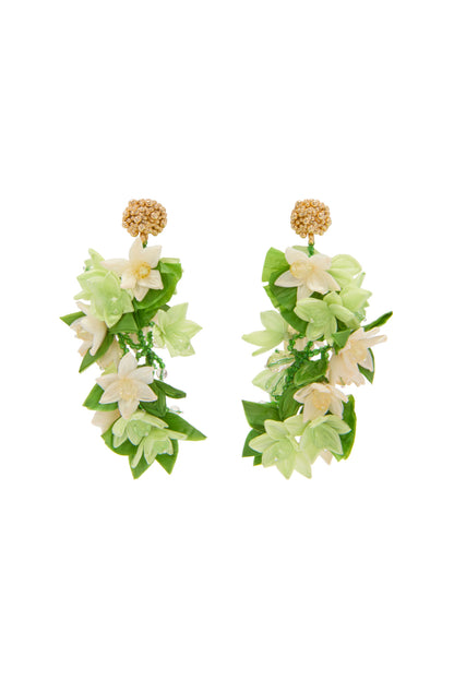 Raffia Mini Flowers Earring