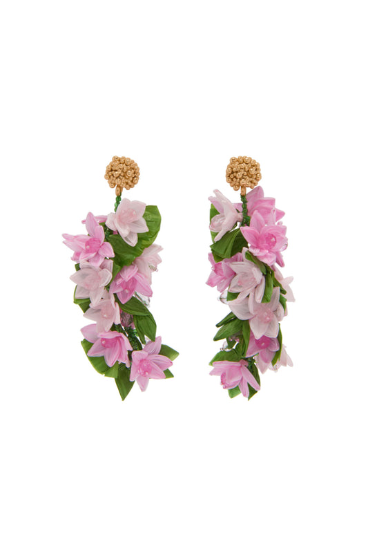 Raffia Mini Flowers Earring