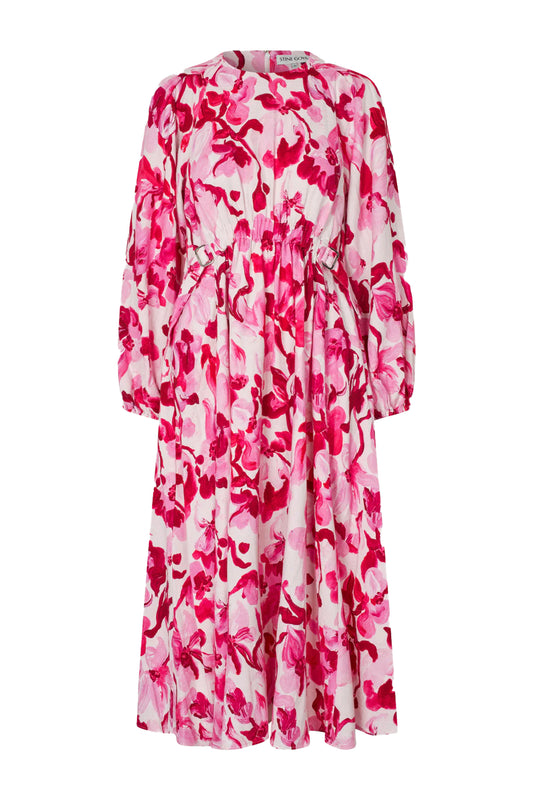 Double Buckle Raglan Midi Dress
