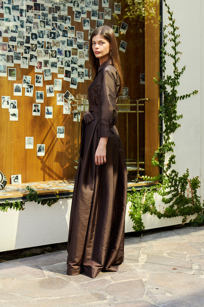 Julip S/S Belted Gown