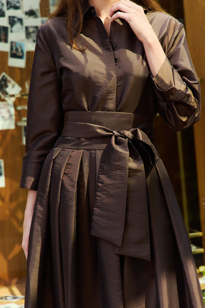 Julip S/S Belted Gown