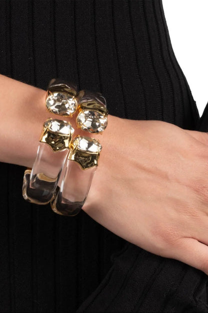 Bonbon Lucite Hinge Bracelet