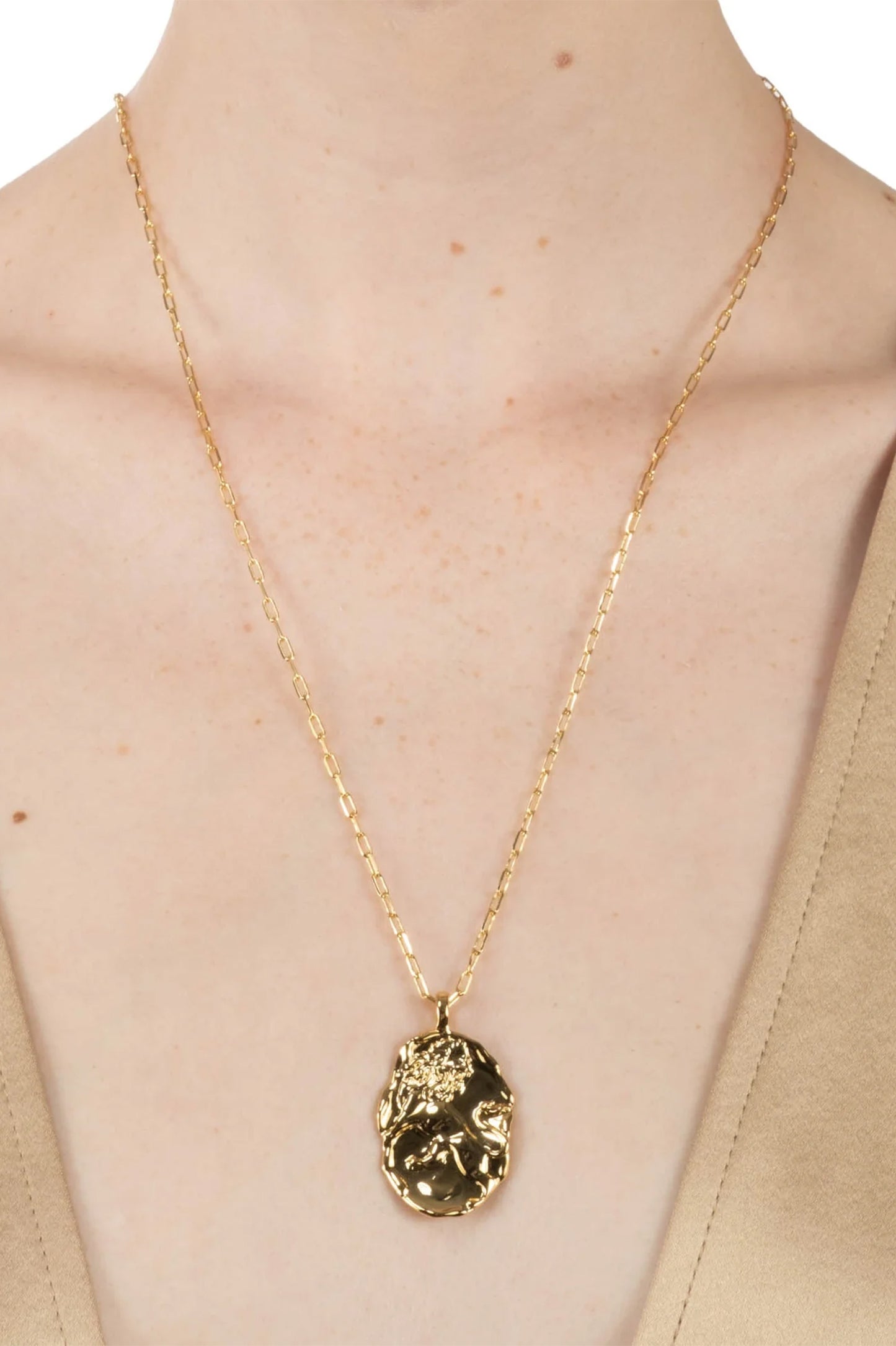 Brut Lion Pendant Necklace