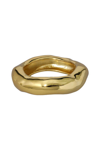 Wide Molten Bangle