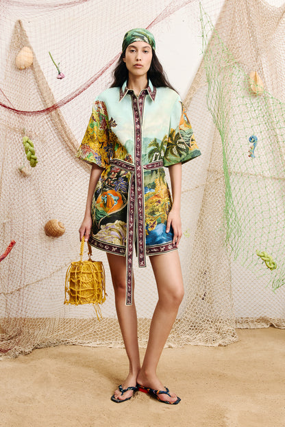 Lucena Mini Shirtdress