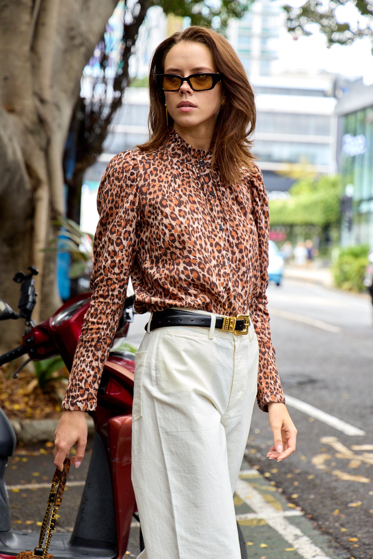 Artemis Leopard Trek Shirt