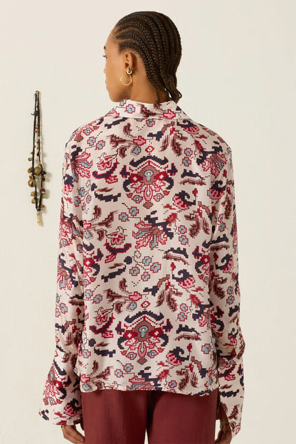 Dana Horizon Kilim Silk Shirt